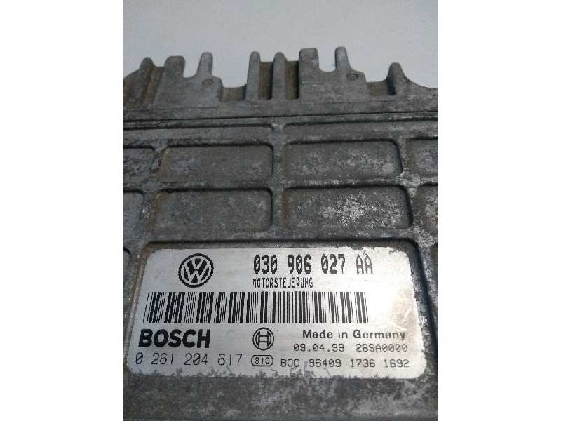 Recambio de centralita motor uce para volkswagen polo berlina (6n1) 1.4 referencia OEM IAM 0261204617 030906027AA  Recambio de centralita motor uce para volkswagen polo berlina (6n1) 1.4 referencia OEM IAM 0261204617 030906027AA