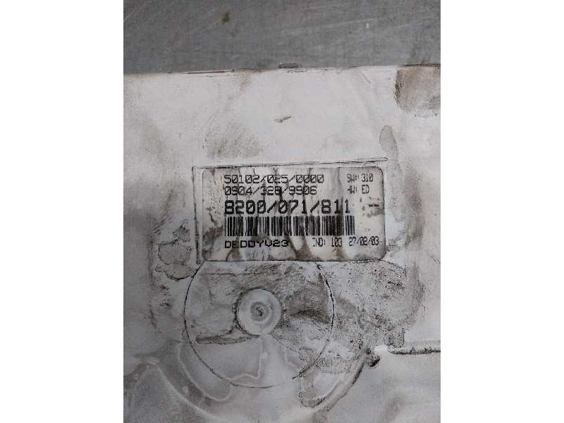 Recambio de cuadro instrumentos para renault scenic (ja..) 1.9 dti diesel referencia OEM IAM 8200071811 501020250000 