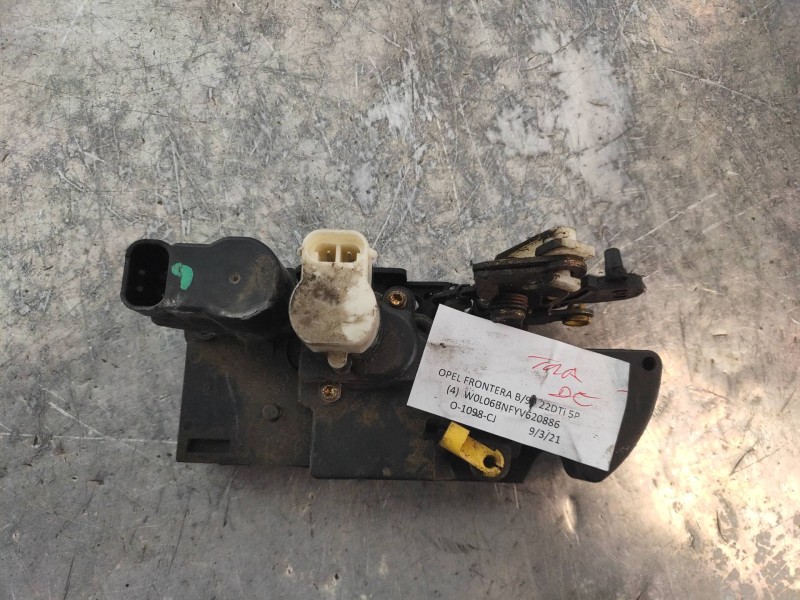 Recambio de motor cierre centralizado trasero derecho para opel frontera b basis referencia OEM IAM   