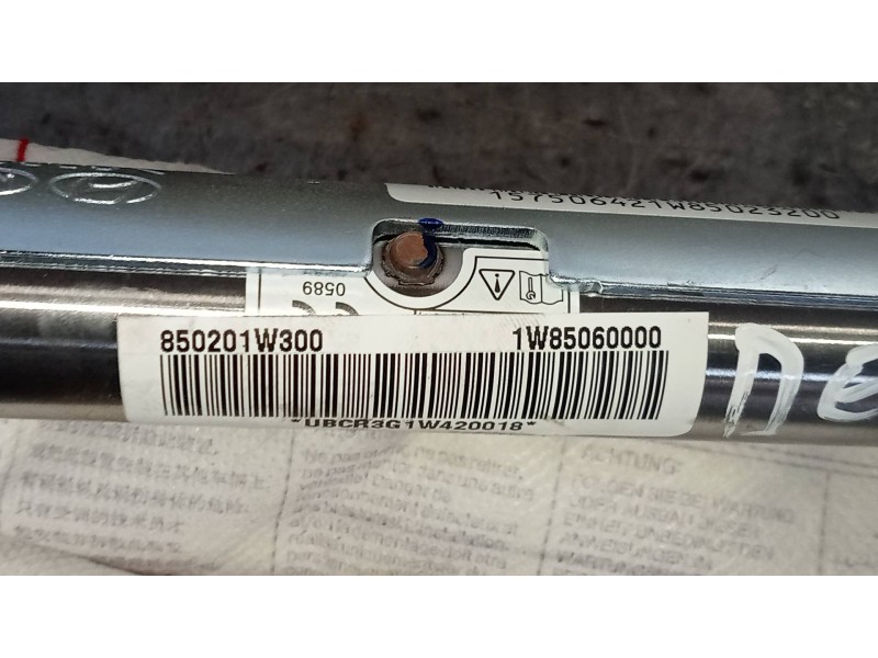 Recambio de airbag cortina delantero derecho para kia rio uefa euro 2016 referencia OEM IAM 850201W300  