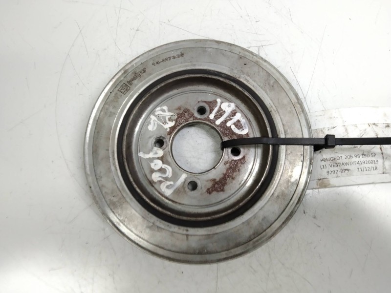 Recambio de polea cigueñal para peugeot 206 berlina xt referencia OEM IAM    Recambio de polea cigueñal para peugeot 206 berlina xt referencia OEM IAM