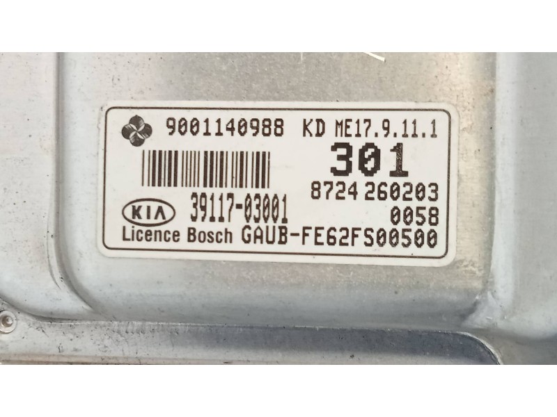 Recambio de centralita motor uce para kia rio uefa euro 2016 referencia OEM IAM 3911703001 9001140988 