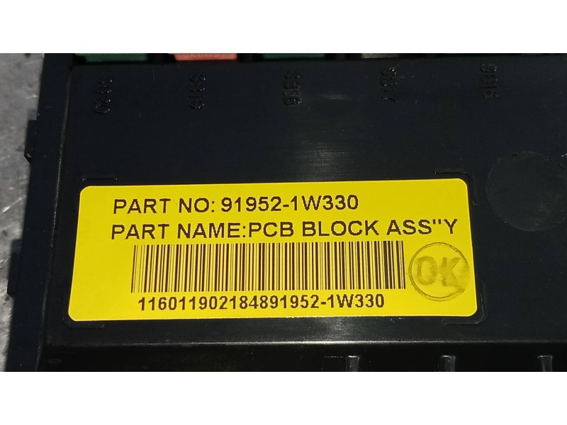 Recambio de caja reles / fusibles para kia rio uefa euro 2016 referencia OEM IAM 919521W330  