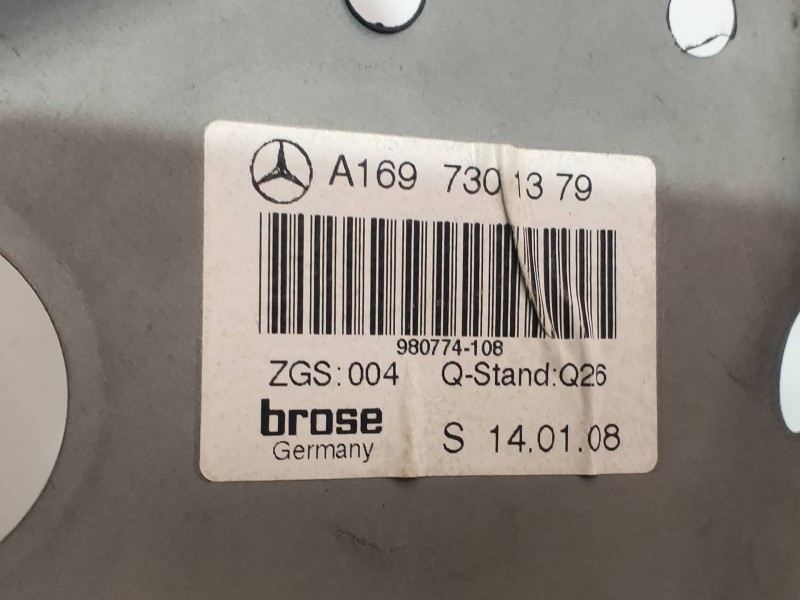 Recambio de elevalunas trasero izquierdo para mercedes clase a (w169) a 180 cdi (169.007) referencia OEM IAM A1697301379  5P