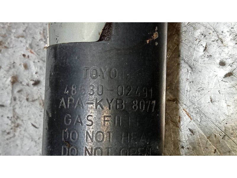 Recambio de amortiguador trasero derecho para toyota auris básico referencia OEM IAM 4853002491  