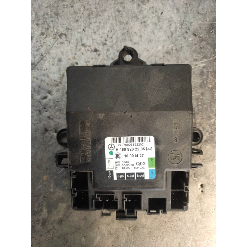 Recambio de modulo electronico para mercedes clase a (w169) a 180 cdi (169.007) referencia OEM IAM A1698202285 10001427 