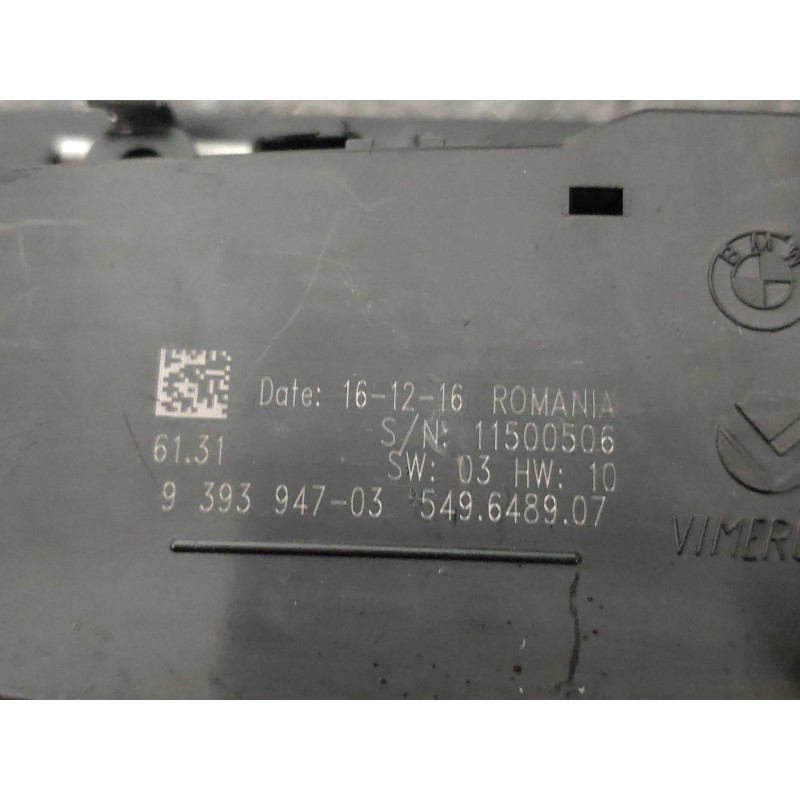 Recambio de mando luces para bmw serie 3 lim. (f30) 318d m sport referencia OEM IAM 939394703 549648907 