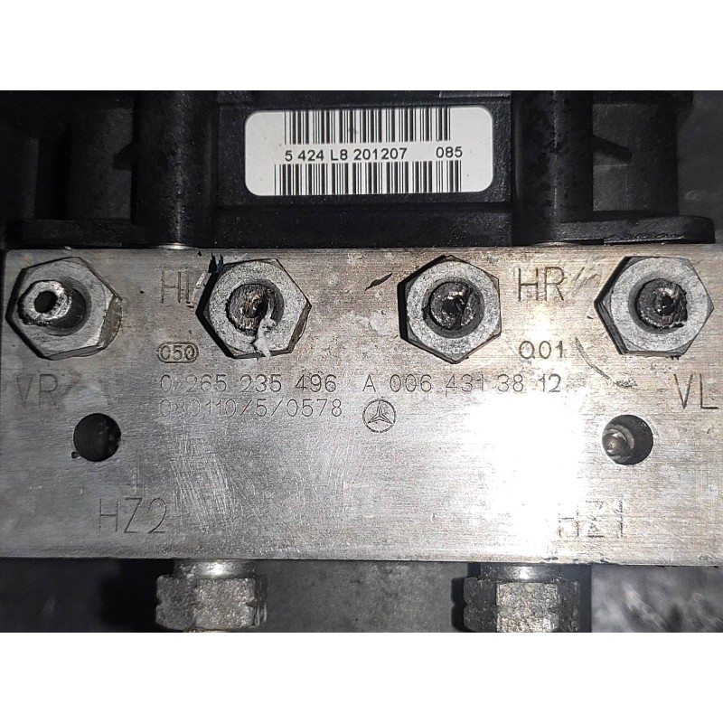 Recambio de abs para mercedes clase a (w169) a 180 cdi (169.007) referencia OEM IAM 0265235496 A0064313812 0265950618