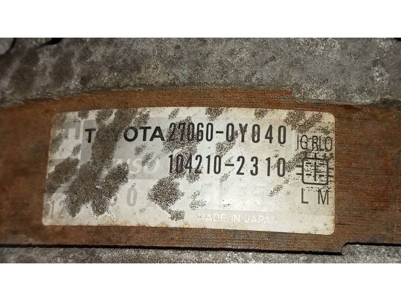 Recambio de alternador para toyota auris básico referencia OEM IAM 270600Y040 1042102310 