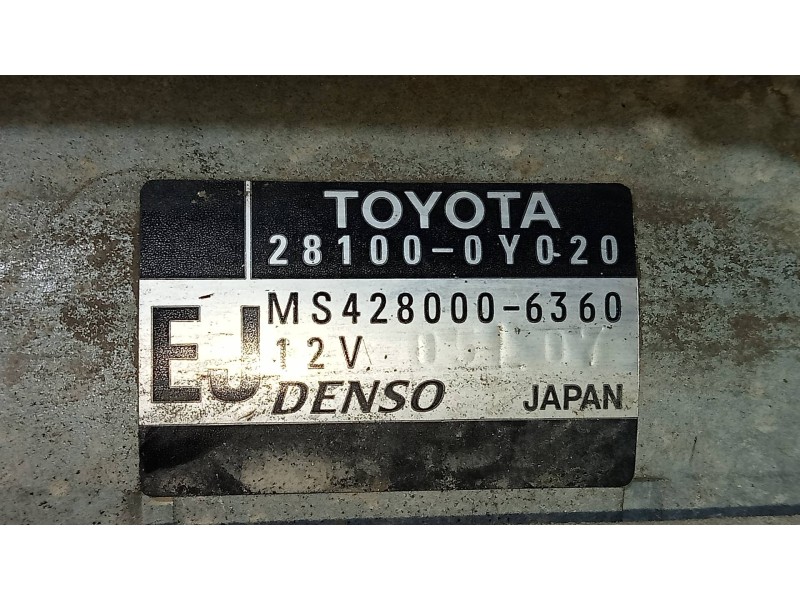 Recambio de motor arranque para toyota auris básico referencia OEM IAM 281000Y020 MS4280006360 
