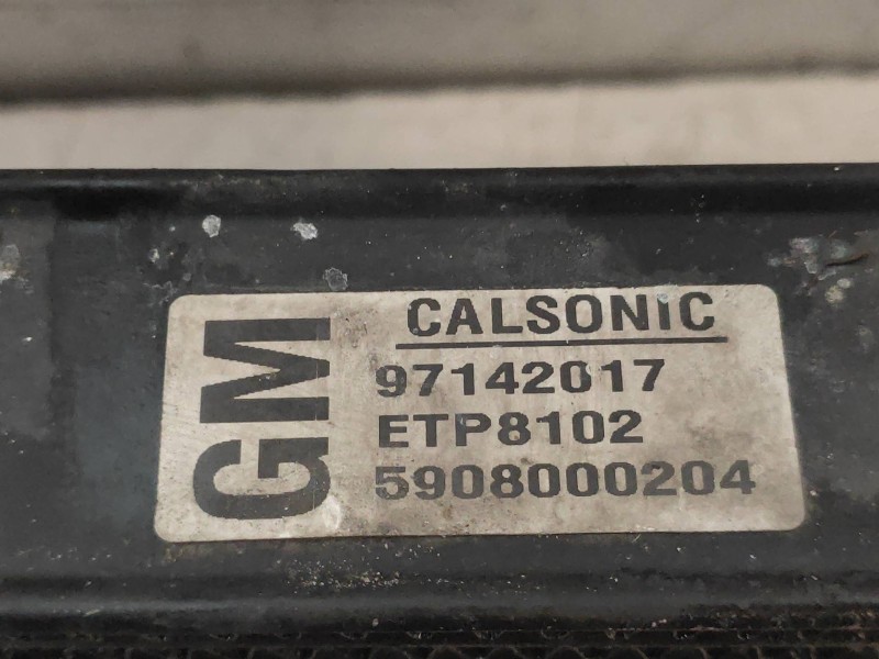 Recambio de intercooler para opel frontera b basis referencia OEM IAM 97142017  CALSONIC