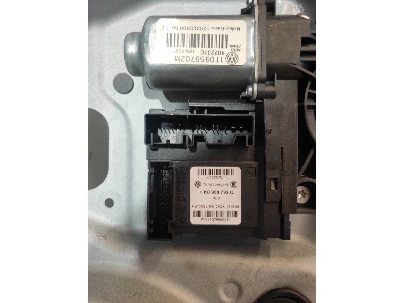Recambio de elevalunas delantero derecho para volkswagen touran (1t2) edition referencia OEM IAM 1T1837730AM 1T0971121AC 5P