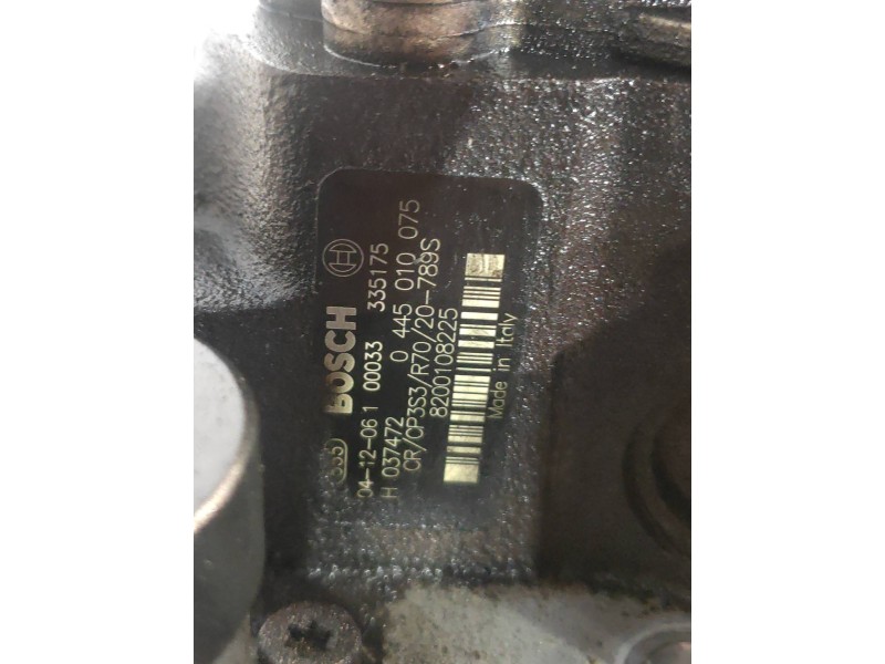 Recambio de bomba inyeccion para renault espace iv (jk0) authentique referencia OEM IAM 0445010075 8200108225 