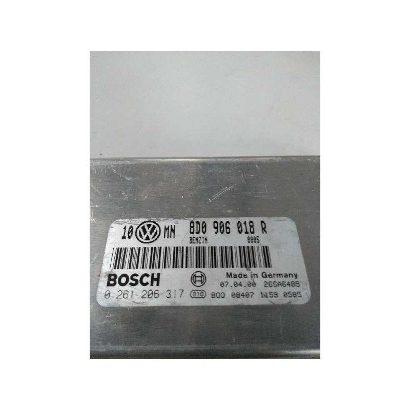 Recambio de centralita motor uce para volkswagen passat berlina (3b2) 1.8 referencia OEM IAM 0261206317 8D0906018R 