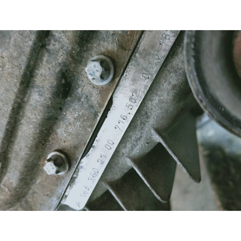 Recambio de caja cambios para mercedes clase a (w168) 170 cdi (168.008) referencia OEM IAM A1683602100 716502 00182146 5V