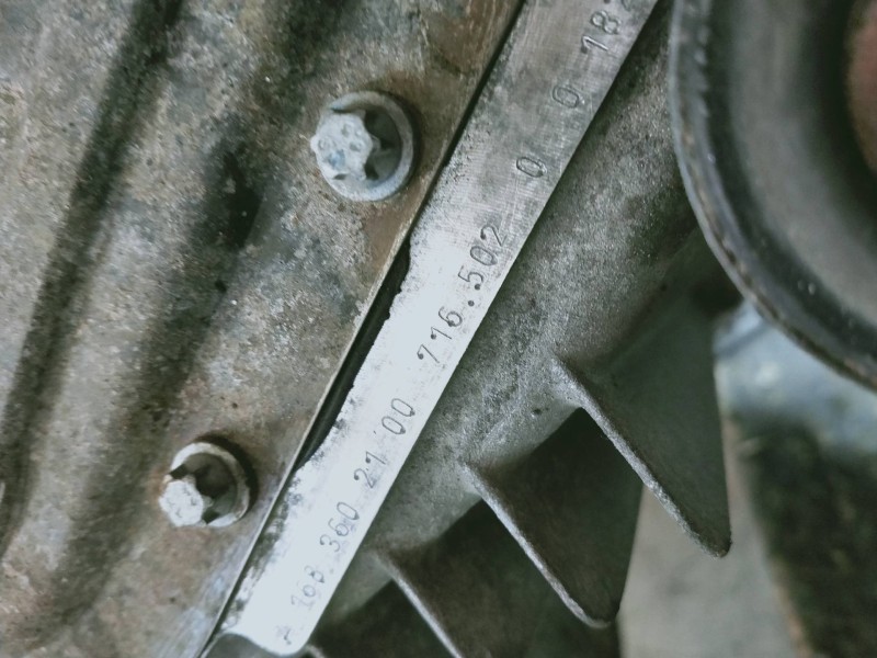 Recambio de caja cambios para mercedes clase a (w168) 170 cdi (168.008) referencia OEM IAM A1683602100 716502 00182146 5V