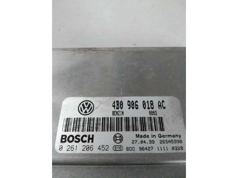 Recambio de centralita motor uce para volkswagen passat berlina (3b2) 1.8 20v turbo referencia OEM IAM 0261206452 4B0906018AC 