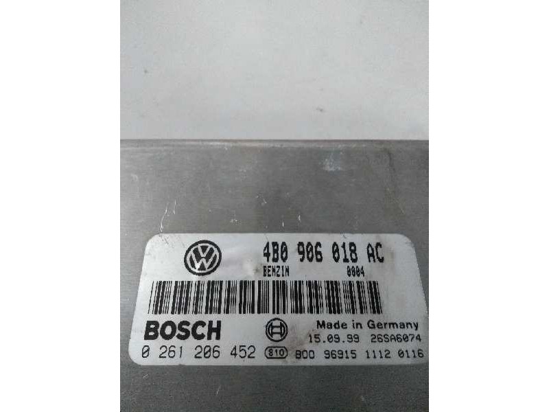 Recambio de centralita motor uce para volkswagen passat berlina (3b2) 1.8 20v turbo referencia OEM IAM 0261206452 4B0906018AC 