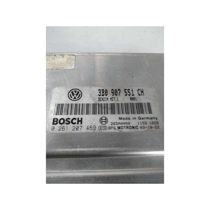 Recambio de centralita motor uce para volkswagen passat berlina (3b3) 2.8 v6 30v referencia OEM IAM 0261207469 3B0907551CH ME71