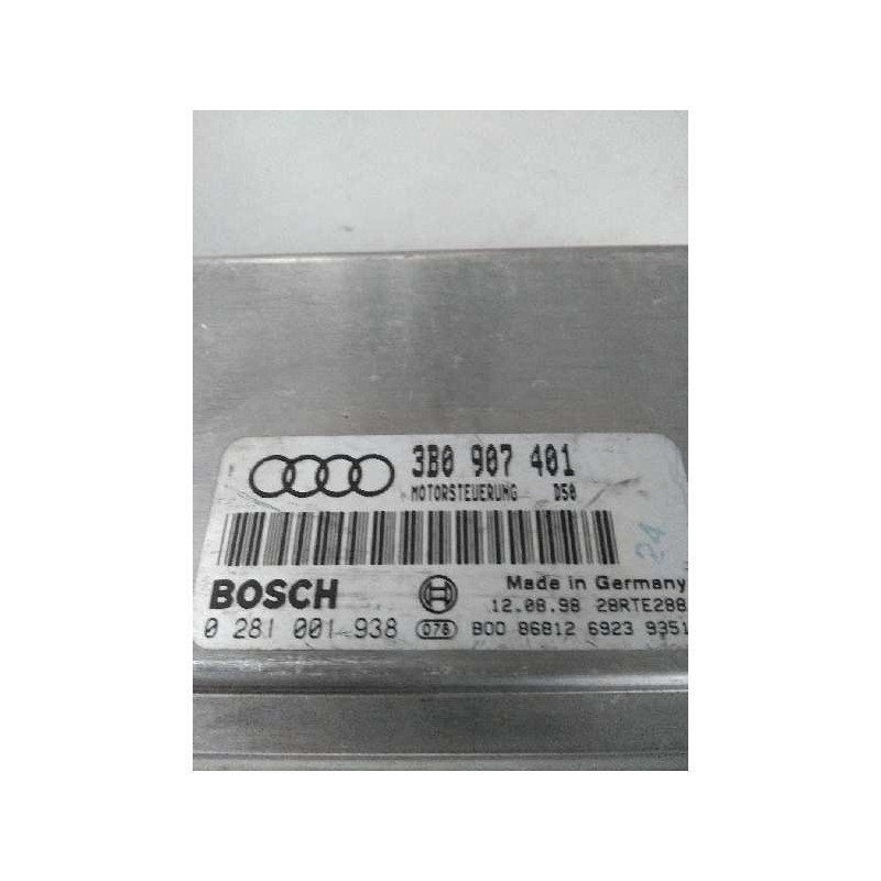 Recambio de centralita motor uce para volkswagen passat berlina (3b2) 2.5 v6 tdi referencia OEM IAM 0281001938 3B0907401 