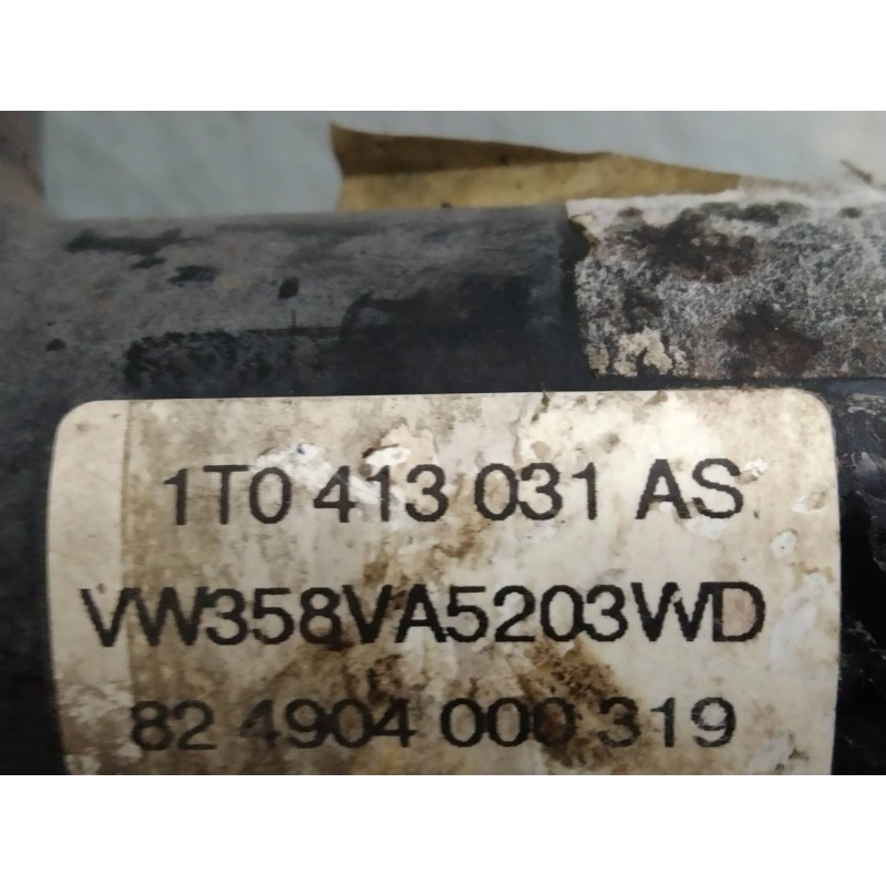 Recambio de amortiguador delantero izquierdo para volkswagen touran (1t1) 1.6 16v fsi referencia OEM IAM 1T0413031AS  