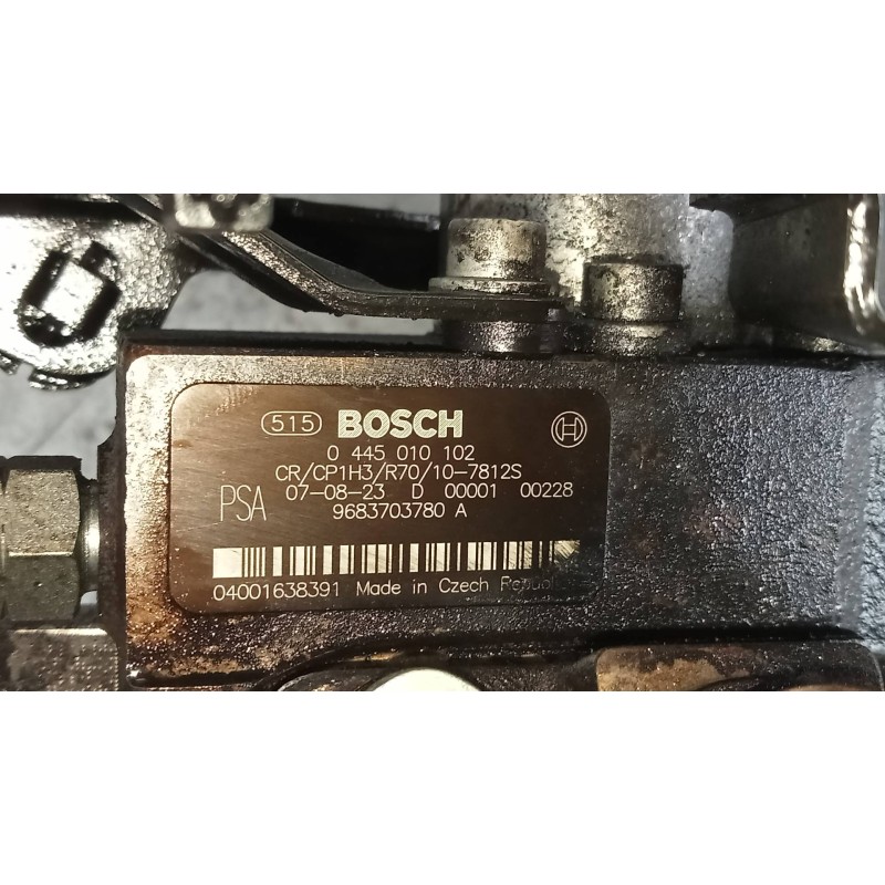 Recambio de bomba inyeccion para citroen xsara picasso 1.6 hdi 90 sx referencia OEM IAM 0445010102 9683703780 