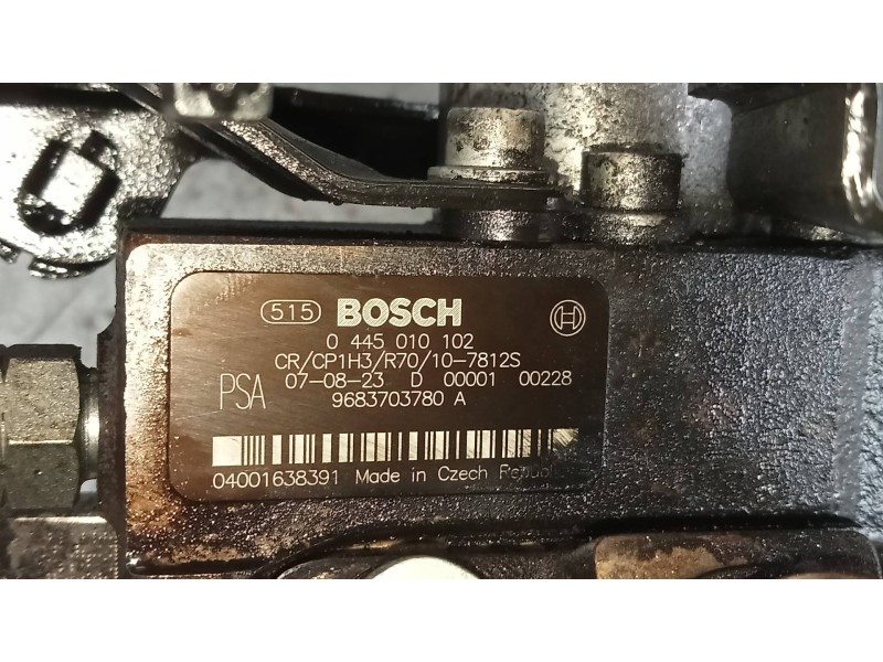 Recambio de bomba inyeccion para citroen xsara picasso 1.6 hdi 90 sx referencia OEM IAM 0445010102 9683703780 