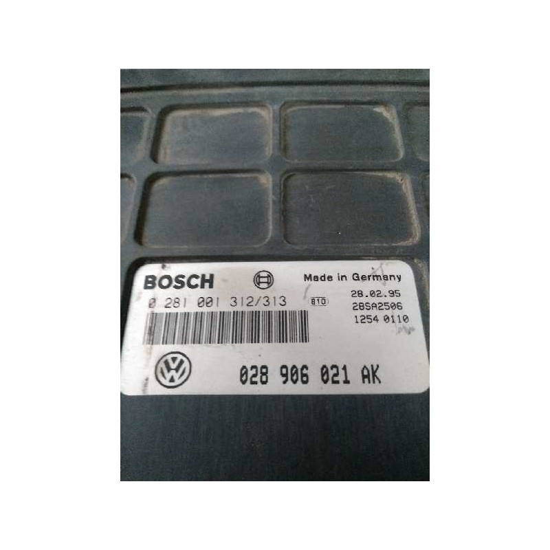 Recambio de centralita motor uce para volkswagen passat berlina (3a2) 1.9 tdi referencia OEM IAM 0281001312 0281001313 028906021