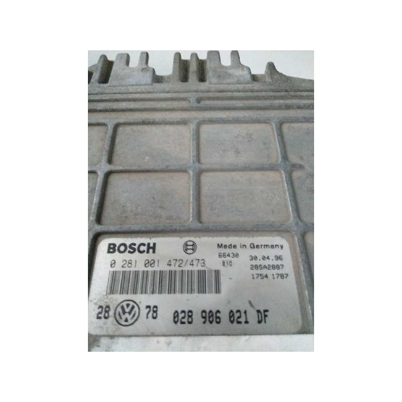 Recambio de centralita motor uce para volkswagen golf iii berlina (1h1) 1.9 tdi referencia OEM IAM 0281001472 0281001473 0289060