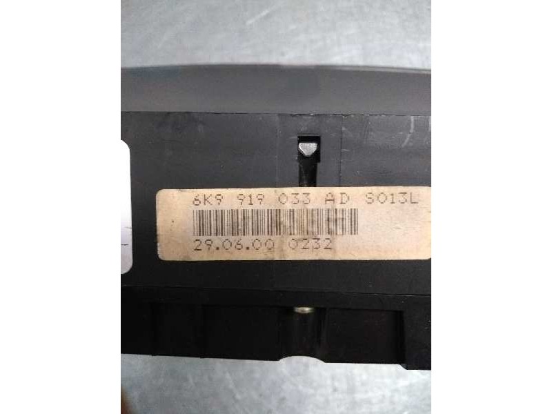Recambio de cuadro instrumentos para volkswagen caddy ka/kb (9k9) 1.9 tdi referencia OEM IAM 6K9919033AD  