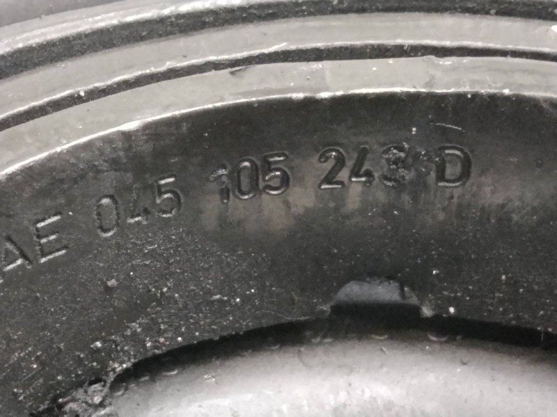 Recambio de polea cigueñal para skoda fabia (5j2 ) 1.4 tdi referencia OEM IAM 045105243D  