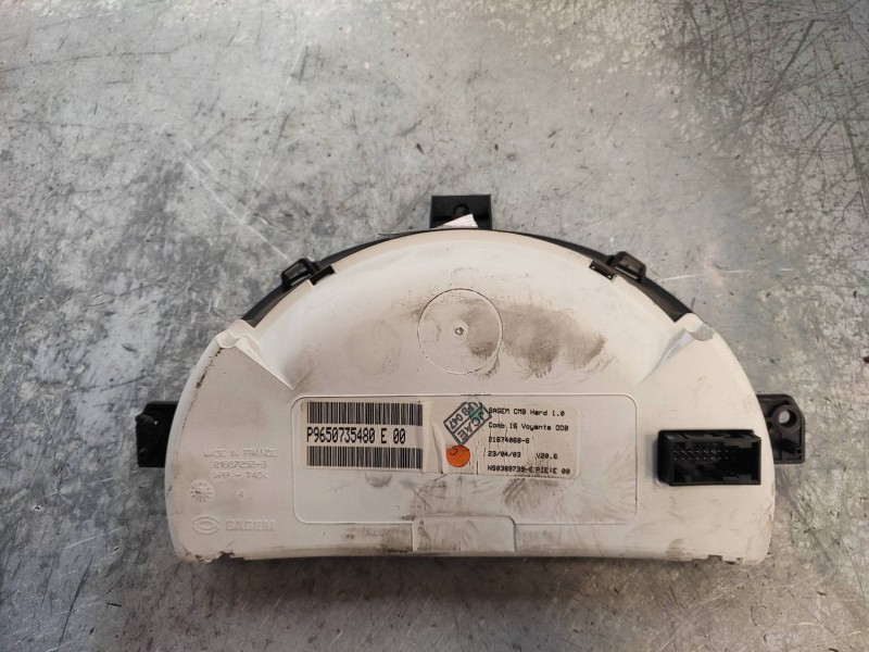 Recambio de cuadro instrumentos para citroen c3 1.4 hdi sx plus referencia OEM IAM P9650735480E00 216672523 E00