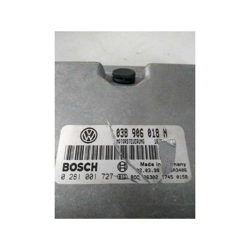 Recambio de centralita motor uce para volkswagen passat berlina (3b2) 1.9 tdi referencia OEM IAM 0281001727 038906018N 