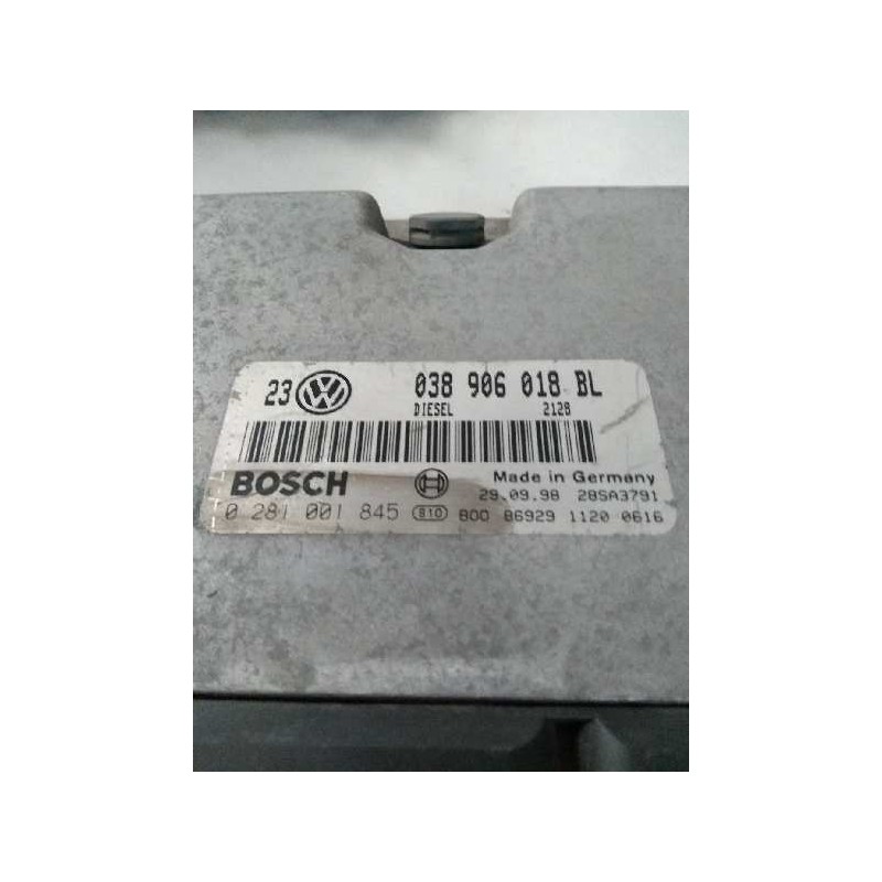 Recambio de centralita motor uce para volkswagen golf iv berlina (1j1) 1.9 tdi referencia OEM IAM 0281001845 038906018BL 