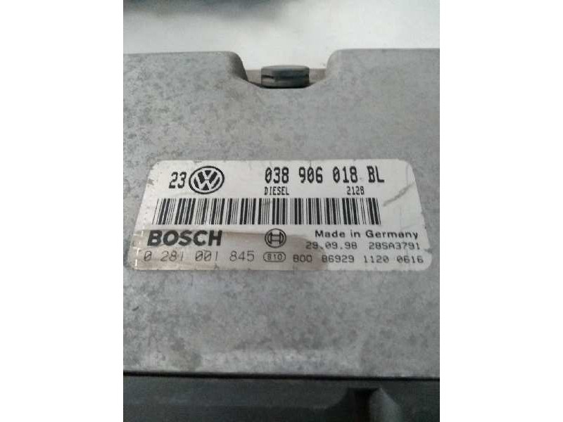 Recambio de centralita motor uce para volkswagen golf iv berlina (1j1) 1.9 tdi referencia OEM IAM 0281001845 038906018BL 