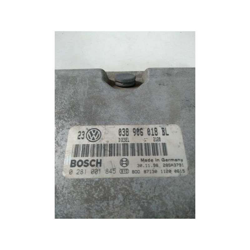 Recambio de centralita motor uce para volkswagen bora berlina (1j2) 1.9 tdi referencia OEM IAM 0281001845 038906018BL 