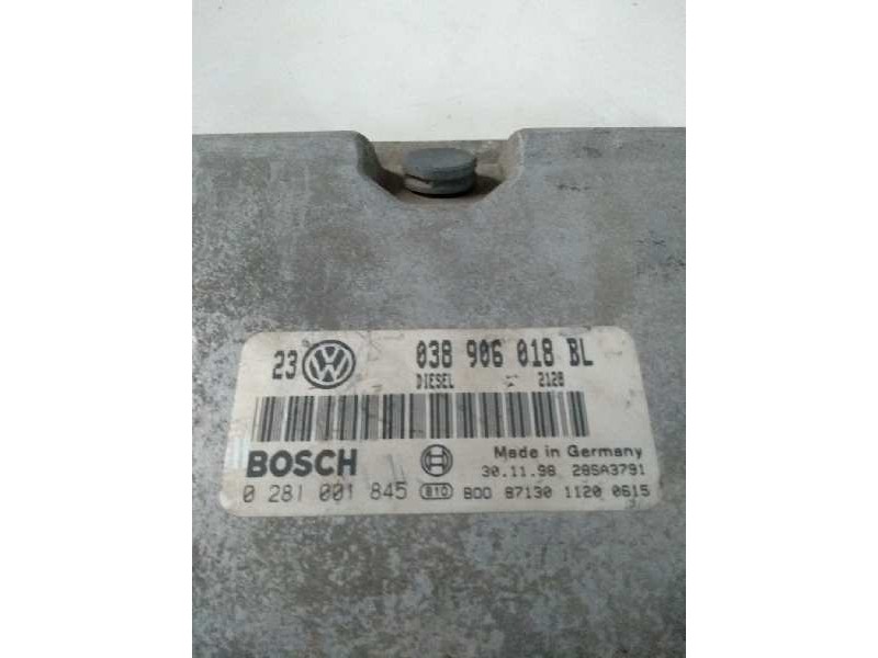 Recambio de centralita motor uce para volkswagen bora berlina (1j2) 1.9 tdi referencia OEM IAM 0281001845 038906018BL 