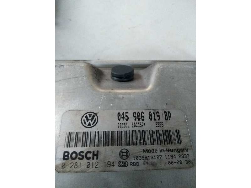 Recambio de centralita motor uce para volkswagen polo (9n3) 1.4 tdi referencia OEM IAM 0281012194 045906019BP EDC15P