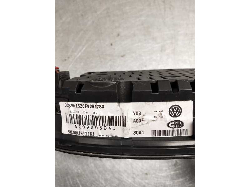 Recambio de cuadro instrumentos para volkswagen polo (9n3) 1.4 tdi referencia OEM IAM 6Q0920804J  