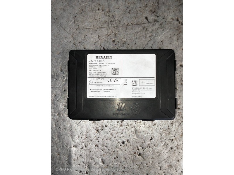 Recambio de modulo electronico para renault captur helly hansen referencia OEM IAM 282755265R  