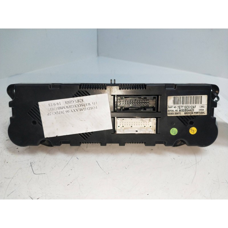 Recambio de mando calefaccion / aire acondicionado para ford galaxy (ca1) 2.0 tdci cat referencia OEM IAM 7S7T18C612AF  
