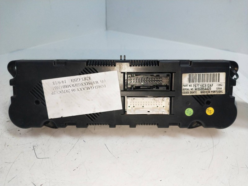 Recambio de mando calefaccion / aire acondicionado para ford galaxy (ca1) 2.0 tdci cat referencia OEM IAM 7S7T18C612AF  