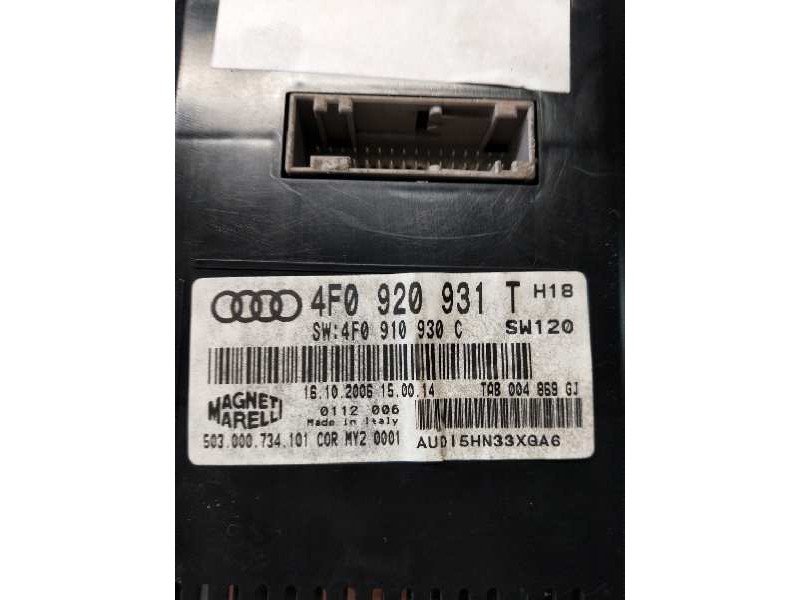 Recambio de cuadro instrumentos para audi a6 berlina (4f2) 3.2 v6 24v fsi referencia OEM IAM 503000734101 4F0920931 4F0910930