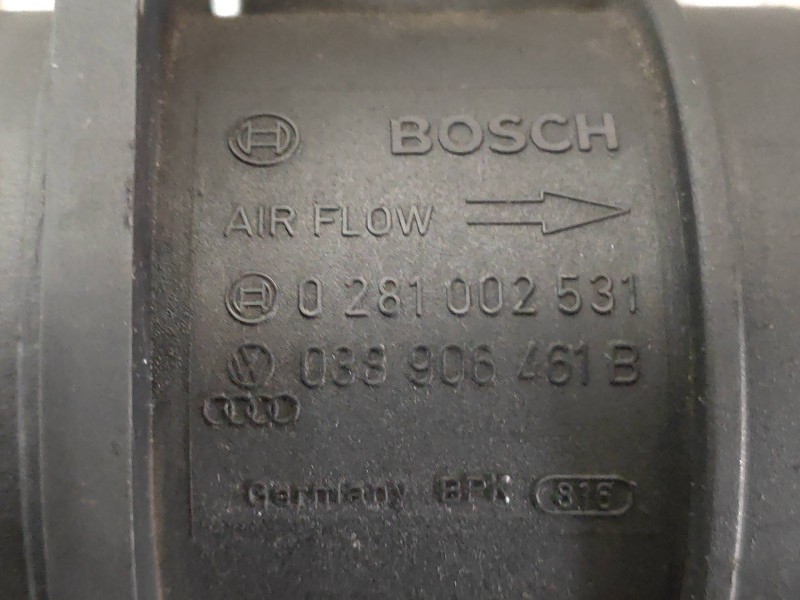 Recambio de caudalimetro para volkswagen touran (1t1) conceptline referencia OEM IAM 0281002531 038906461B 