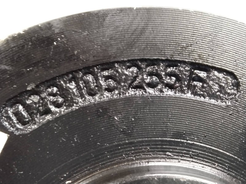 Recambio de polea cigueñal para volkswagen polo berlina (6n1) 1.9 diesel referencia OEM IAM 028105255F  