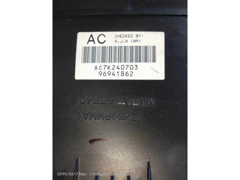 Recambio de cuadro instrumentos para chevrolet captiva 2.0 vcdi lt referencia OEM IAM 96941862  