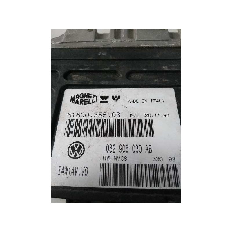 Recambio de centralita motor uce para volkswagen polo berlina (6n1) 1.6 referencia OEM IAM IAW1AVV0 032906030AB 6160035503 Recambio de centralita motor uce para volkswagen polo berlina (6n1) 1.6 referencia OEM IAM IAW1AVV0 032906030AB 6160035503