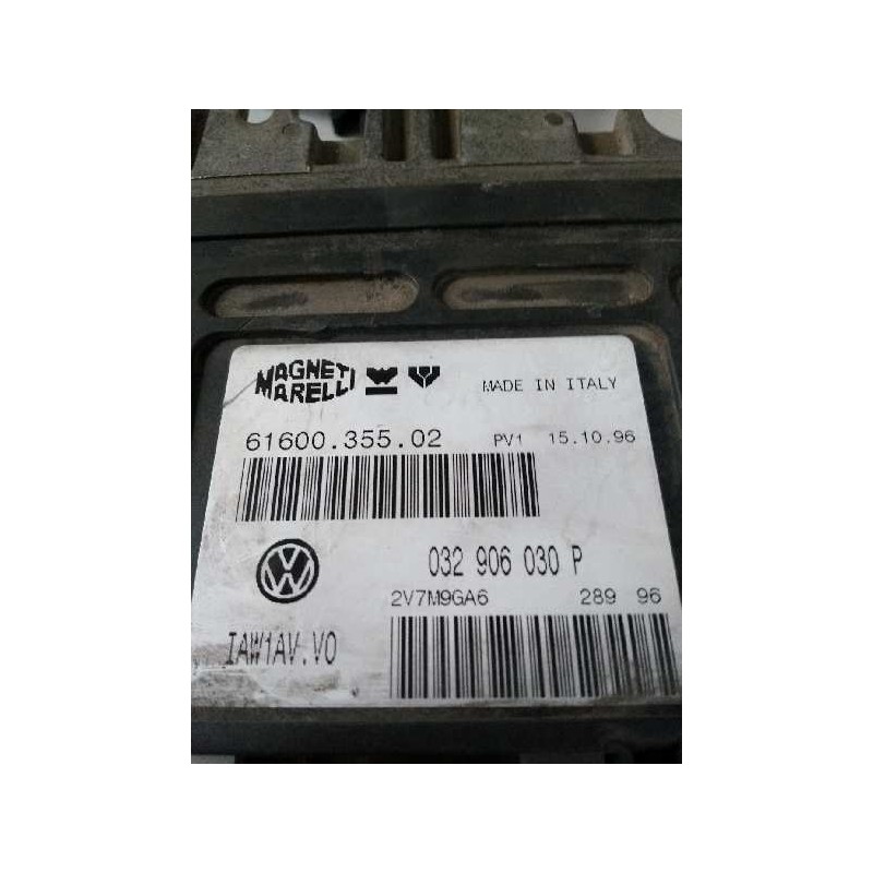 Recambio de centralita motor uce para volkswagen polo berlina (6n1) 1.6 referencia OEM IAM IAW1AVV0 032906030P 6160035502