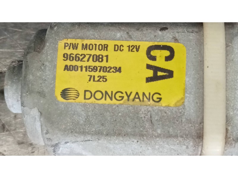 Recambio de elevalunas trasero izquierdo para chevrolet captiva 2.0 vcdi lt referencia OEM IAM 96627081  
