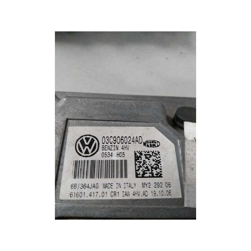 Recambio de centralita motor uce para volkswagen polo (9n3) 1.4 16v referencia OEM IAM IAW4HVAD 03C906024AD 6160141701